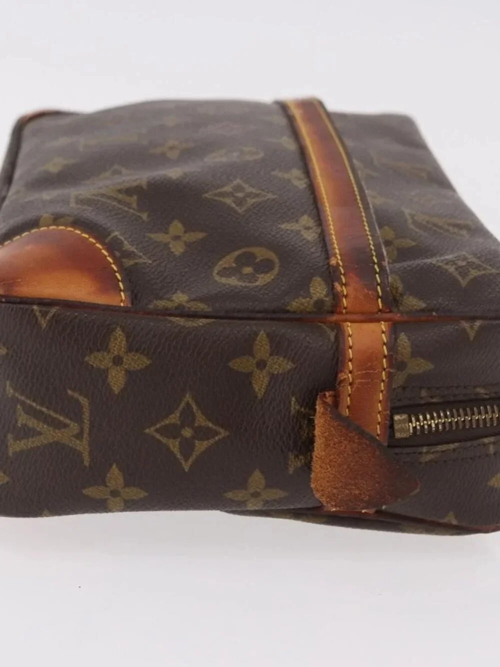 LOUIS VUITTON Monogram Compiegne 28 Clutch Bag M51845 LV Auth 186575